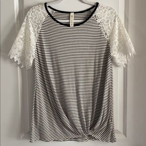 Vanilla Bay Striped Tee